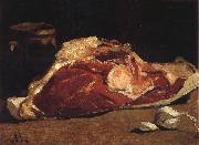 Claude Monet Still Life with Meat oil painting